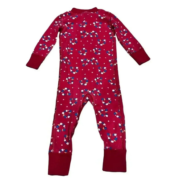 Hanna Andersson & Burt's Bees Baby 3pc Toddler Pajama Set 2T Multicolor - Picture 12 of 16